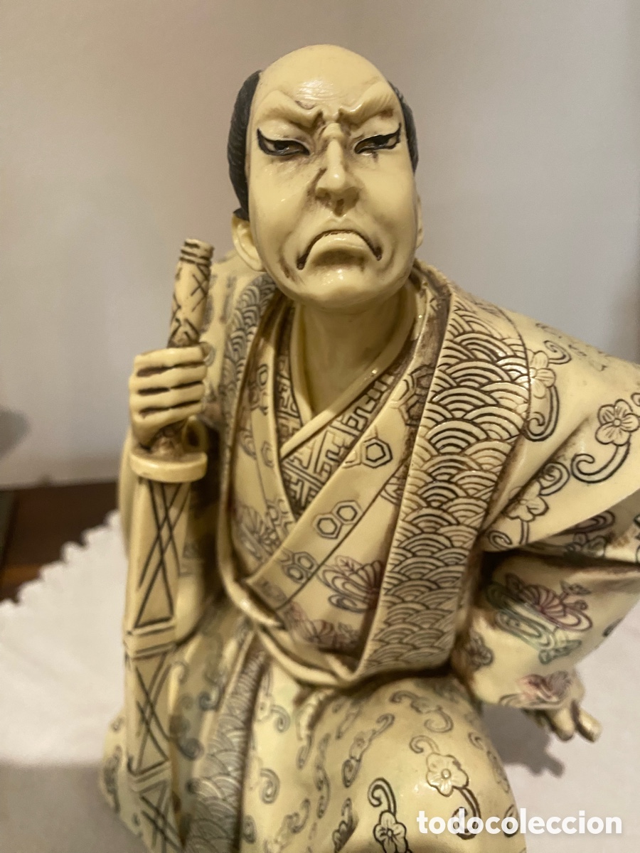Figura Samuray pintado