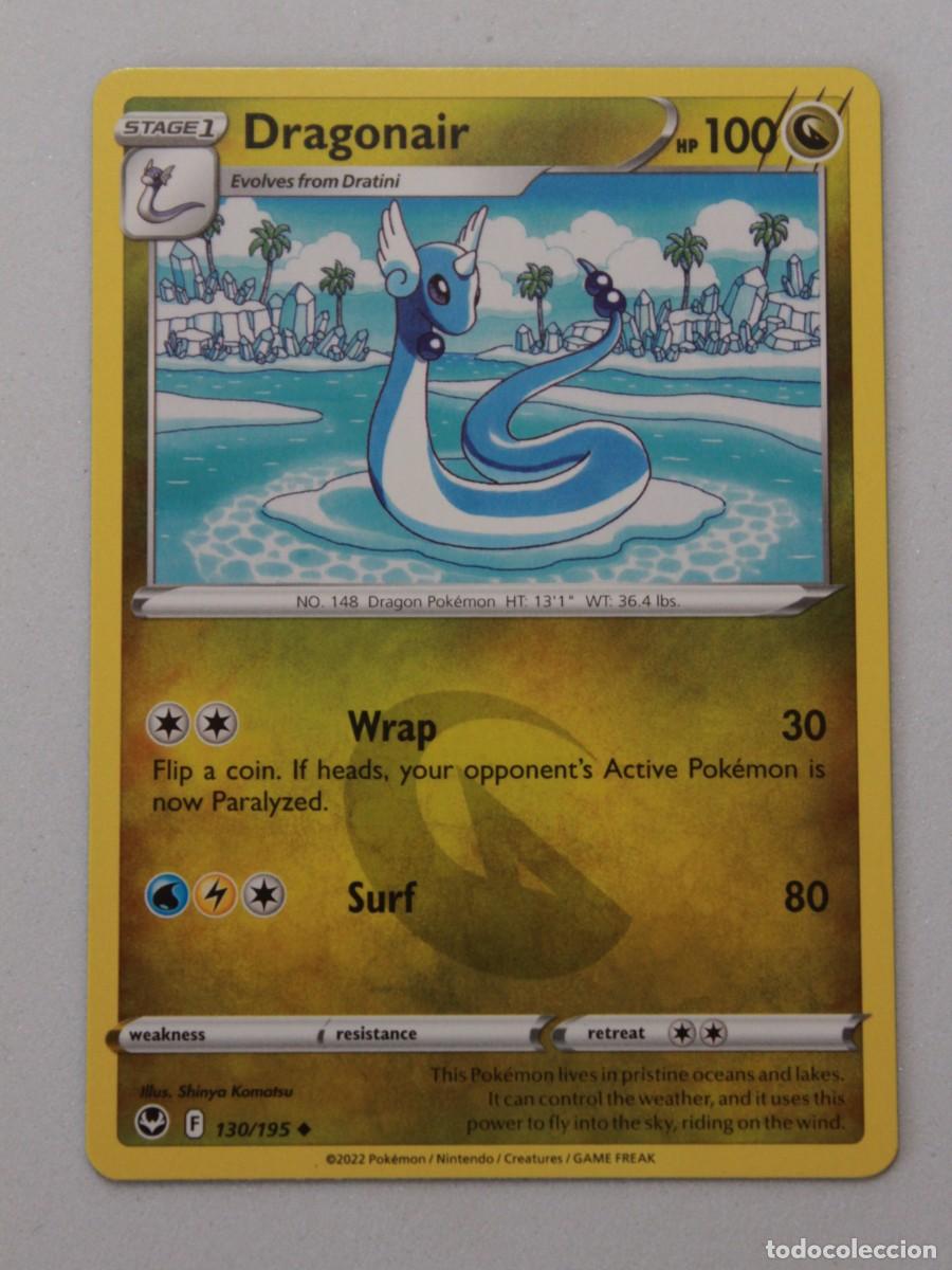 Carta Pokémon Dragonair Reverse Holo 130/195 Silver Tempest año