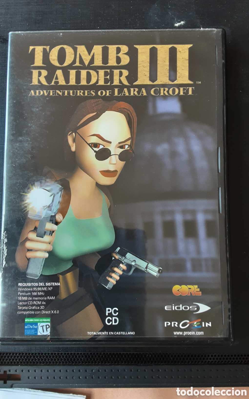 Juego de ordenador ”TOM RAIDER III”