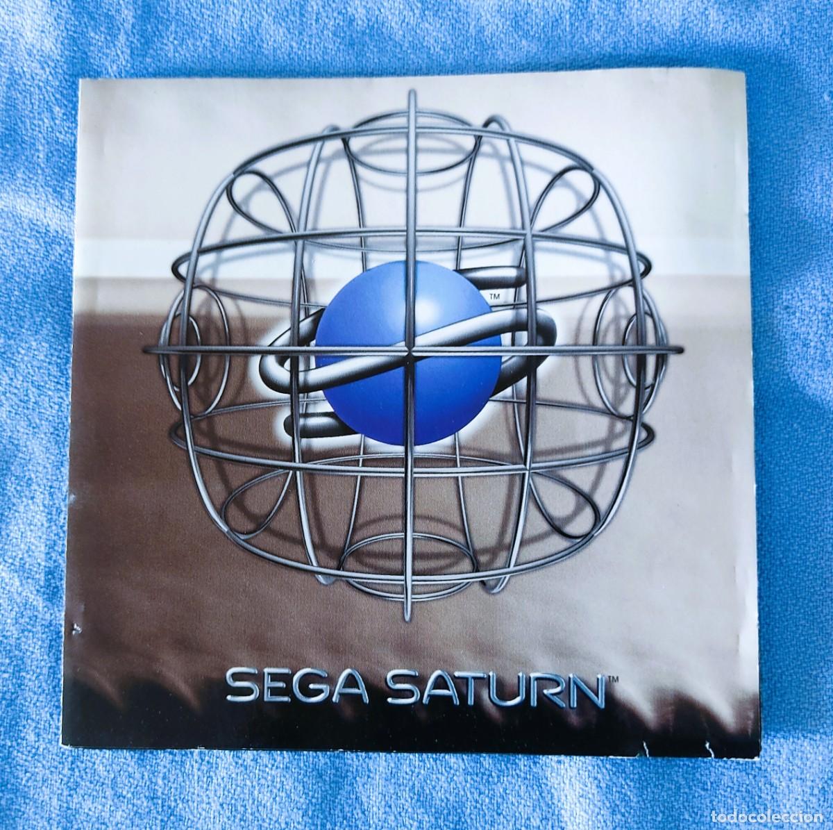 CATALOGO DESPLEGABLE ORIGINAL DE LA CONSOLA SEGA SATURN MODELO 2
