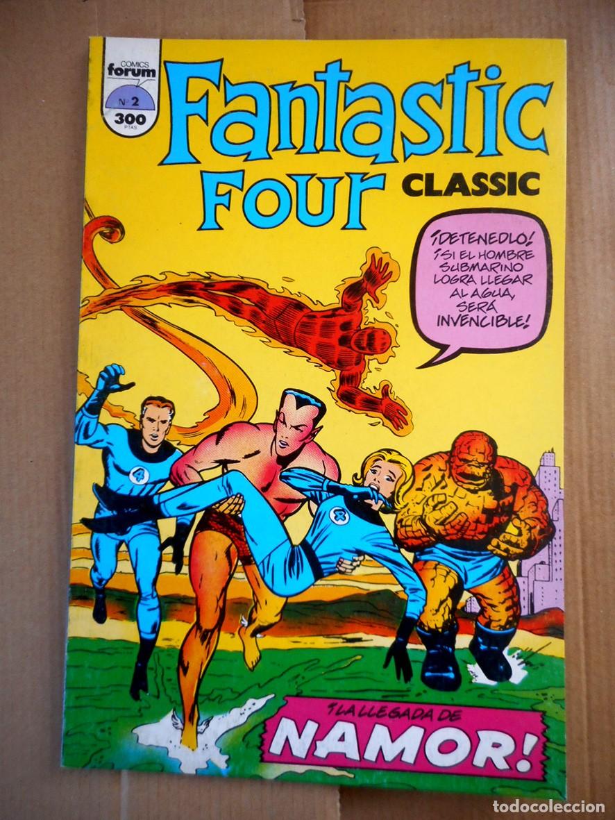 FANTASTIC FOUR CLASSIC Nº2 (FORUM -JUNIO 1993) STAN LEE - JACK KIRBY
