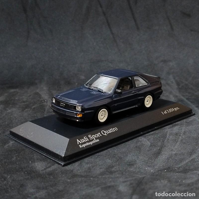 Minichamps, Audi sport quattro, Blue, 1:43