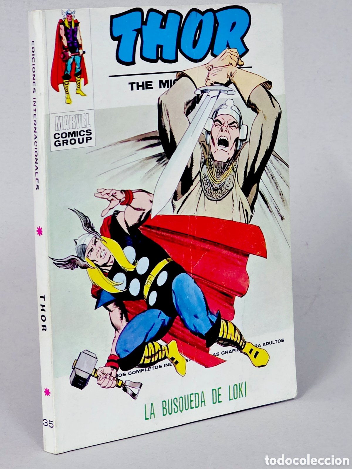 CÓMIC EXCELENTE THOR 35 VOL.1 LA BÚSQUEDA DE LOKI VERTICE MARVEL VOLUMEN TACO
