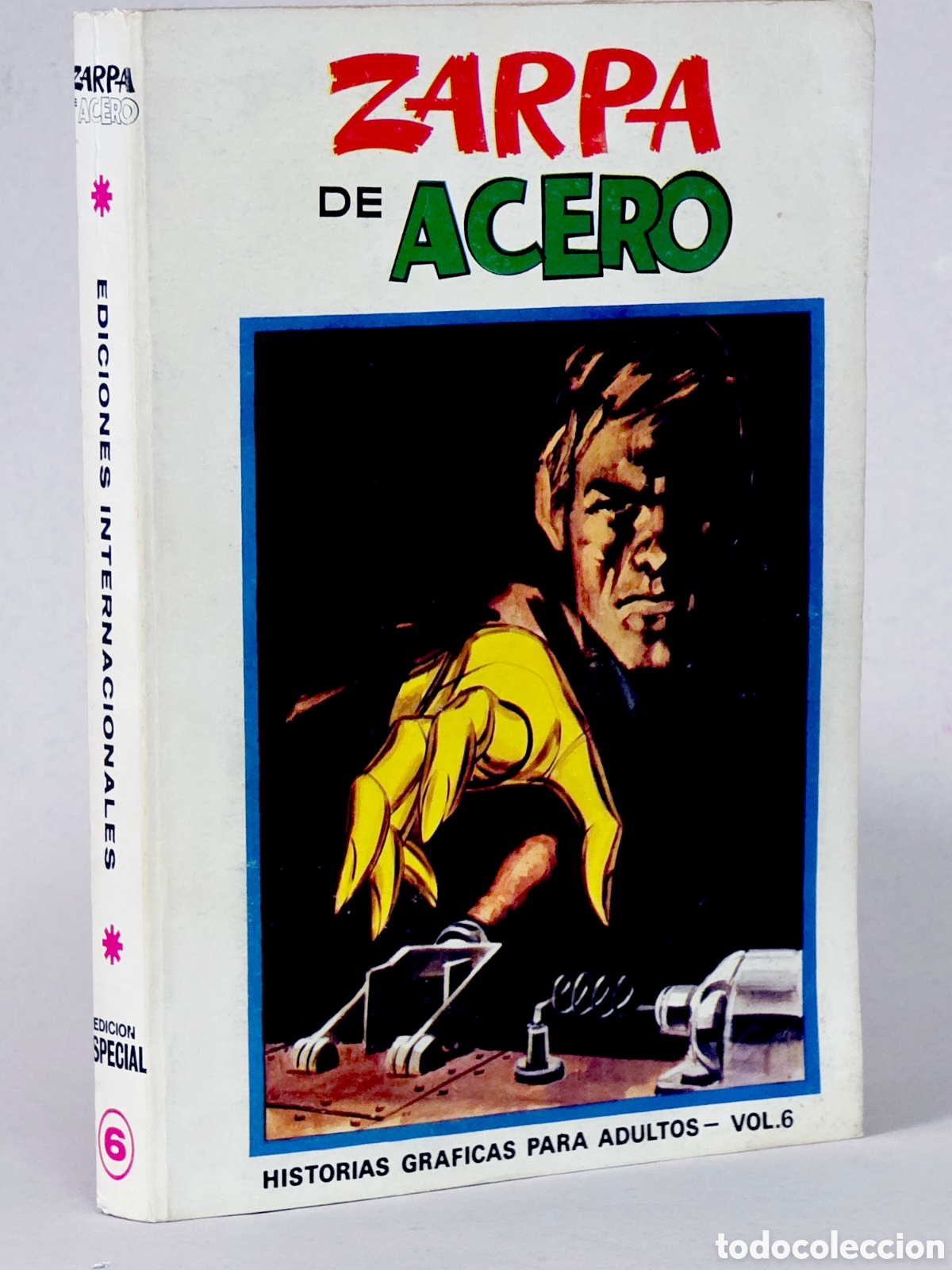 CÓMIC EXCELENTE ZARPA DE ACERO 6 EDICIÓN GIGANTE VERTICE MARVEL FLEETWAY TACO