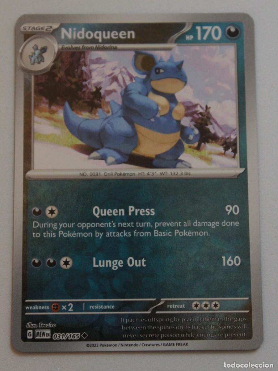 Nidoqueen carta Pokémon TCG MEW EN 031/165