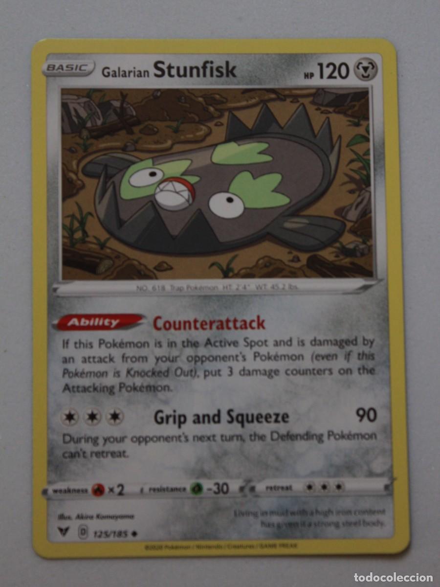 Galarian Stunfisk 125/185 Reverse Holo – Pokémon TCG Vivid Voltage
