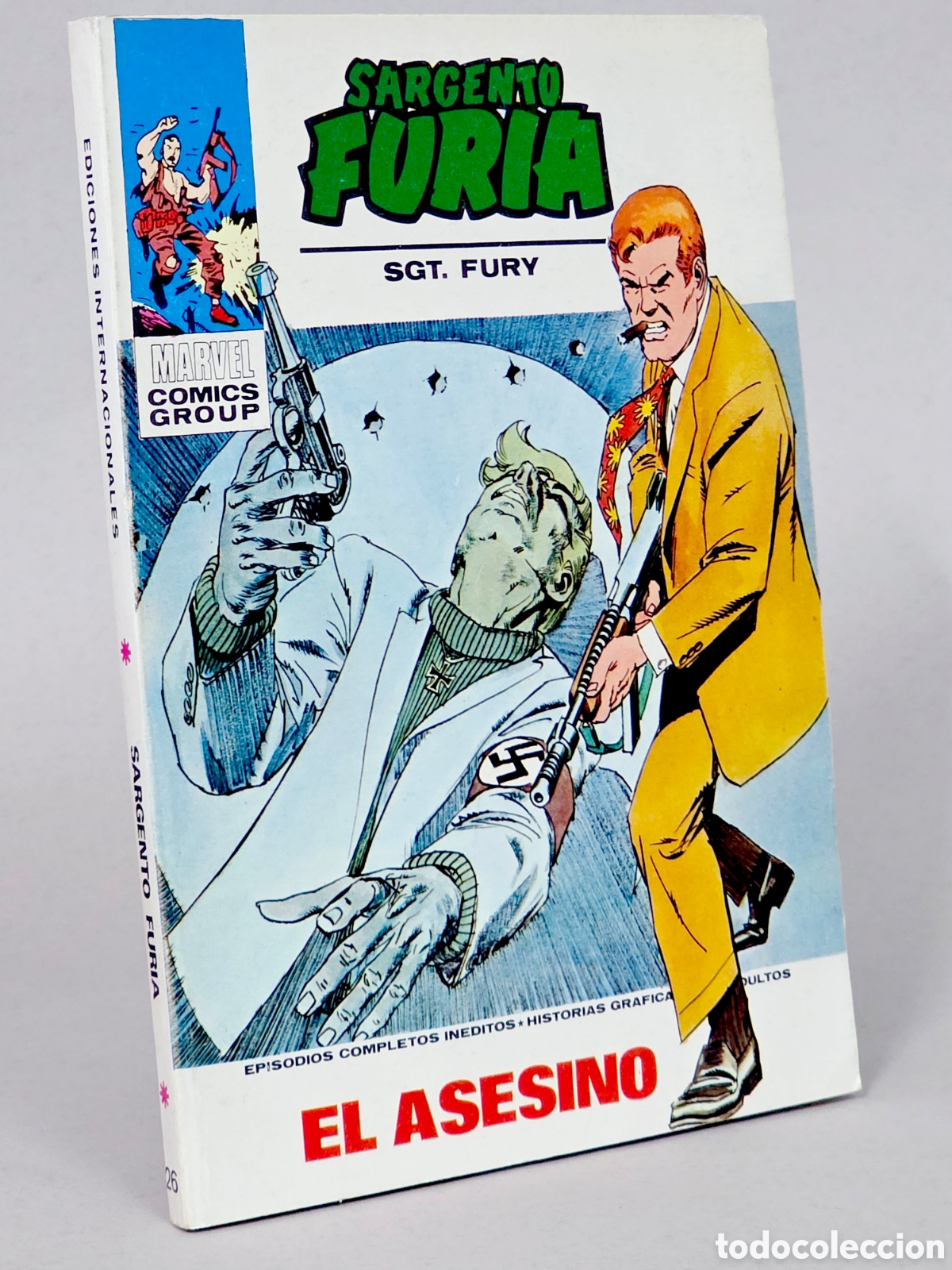 CÓMIC DE KIOSCO SARGENTO FURIA 26 EL ASESINO TACO MARVEL