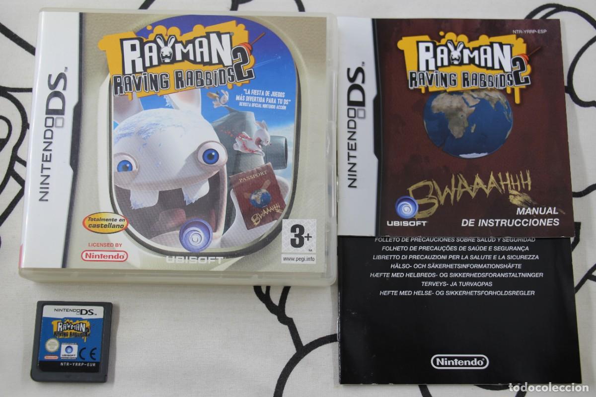 NINTENDO DS NDS RAYMAN RAVING RABBIDS 2 MUY BUEN ESTADO PAL ESPAÑA
