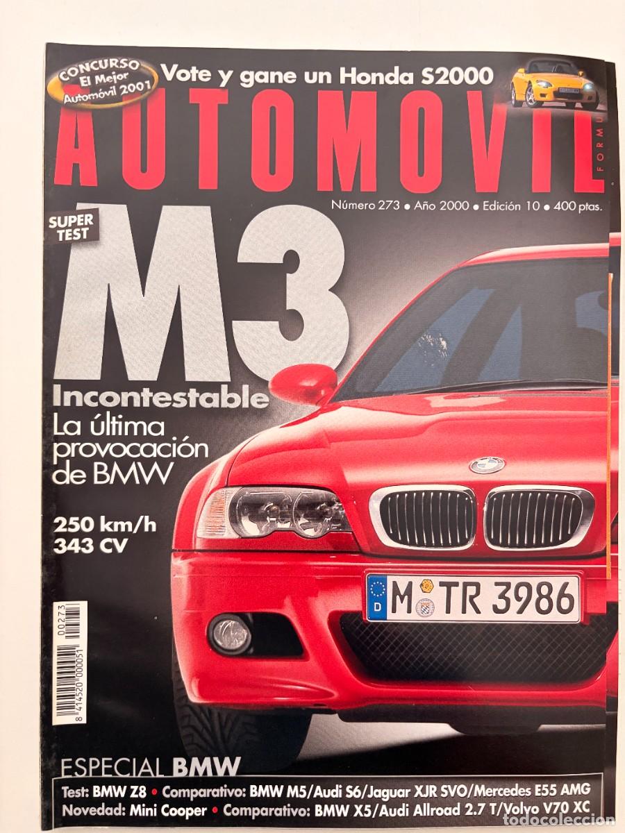 AUTOMOVIL Nº 273. 2000. BMW M3. BMW Z8. BMW M5. AUDI S6. JAGUAR XJR. E55 AMG. LEER.