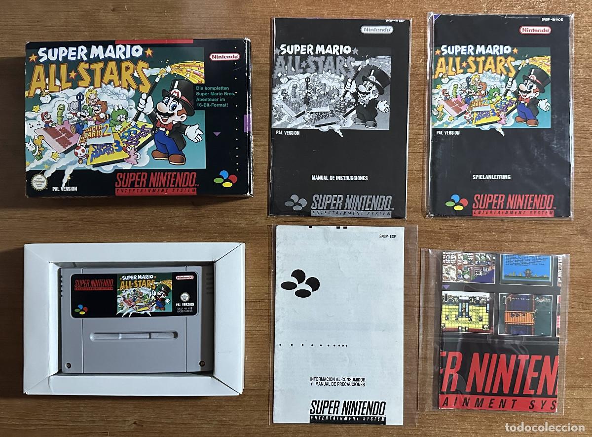 SUPER MARIO ALL STARS SNES PAL NOE/ESP