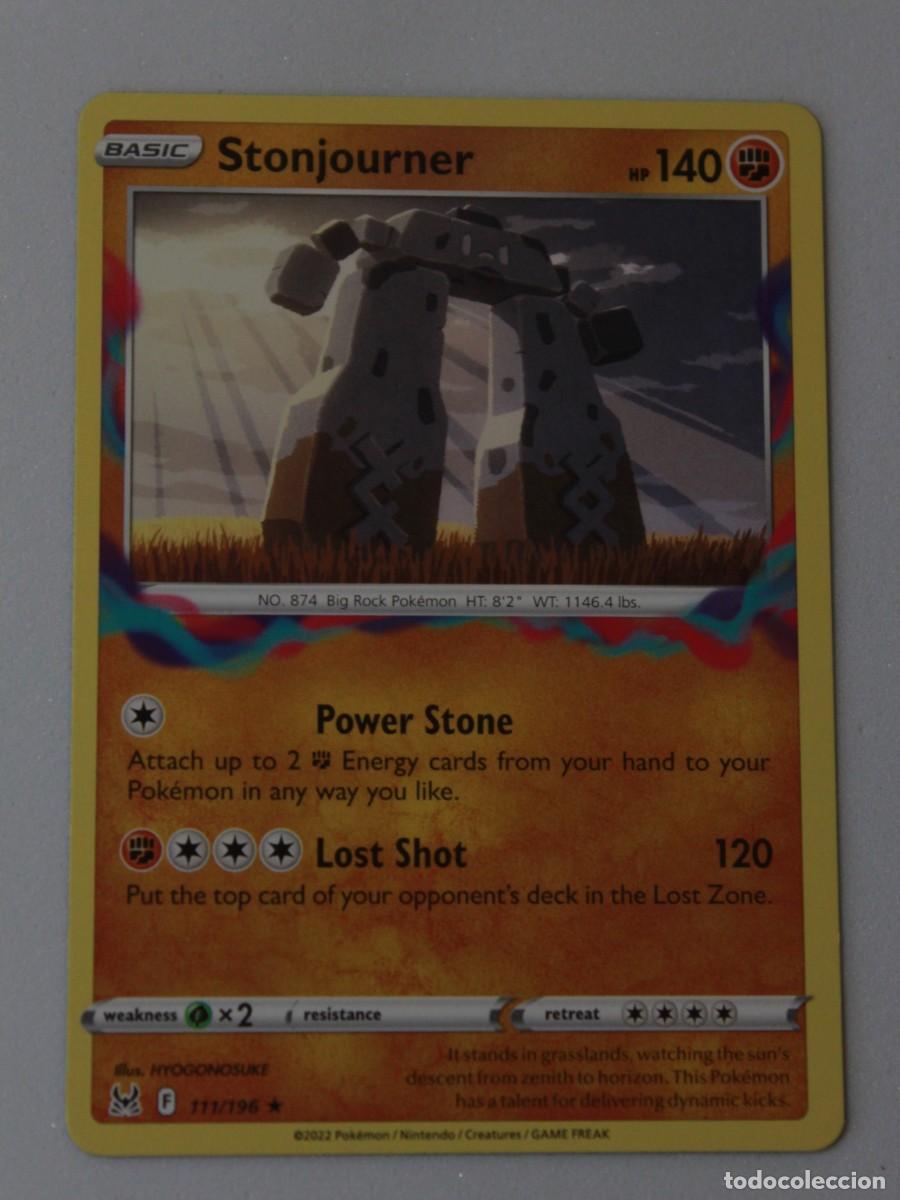 Stonjourner Reverse Holo 111/196 Pokémon TCG Lost Origin