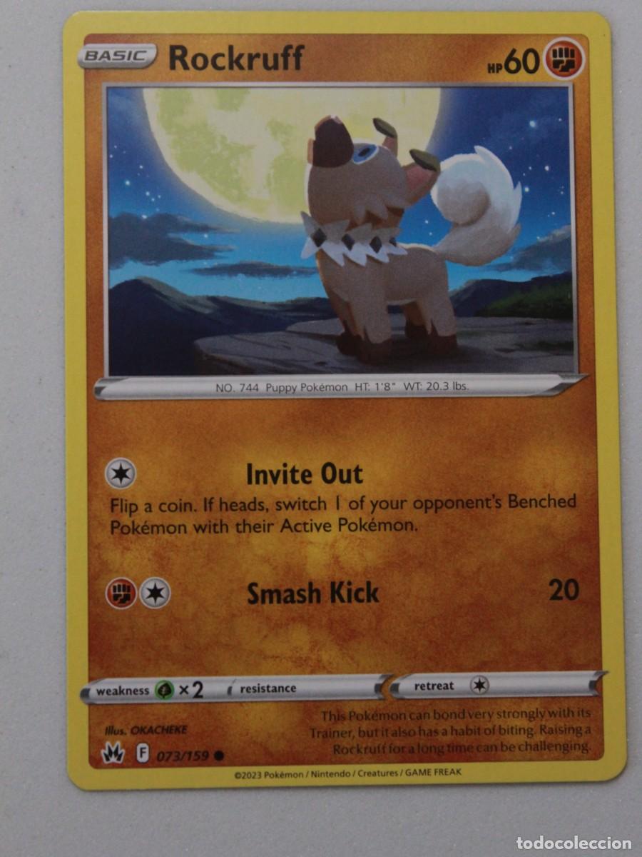 Rockruff 073/159 Pokémon TCG Crown Zenith