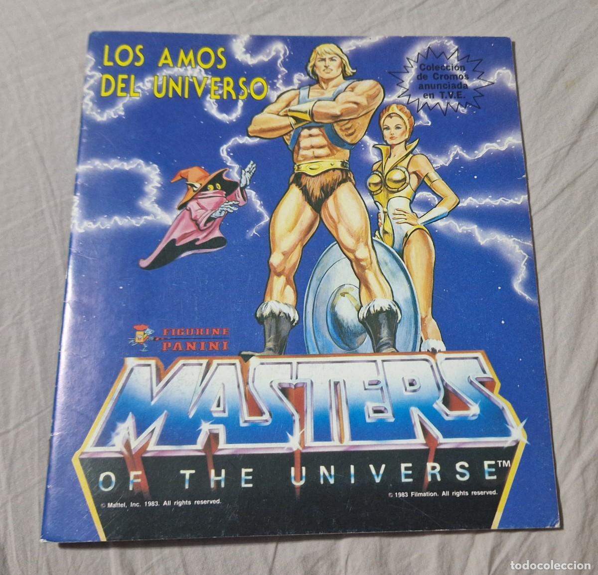 COLECCION COMPLETA SIN PEGAR MASTERS OF THE UNIVERSE PANINI-HEMAN(1983)