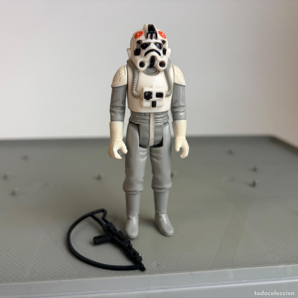 Figura muñeco At At Driver con rifle Star wars Smile 1980 original hong kong Kenner arma