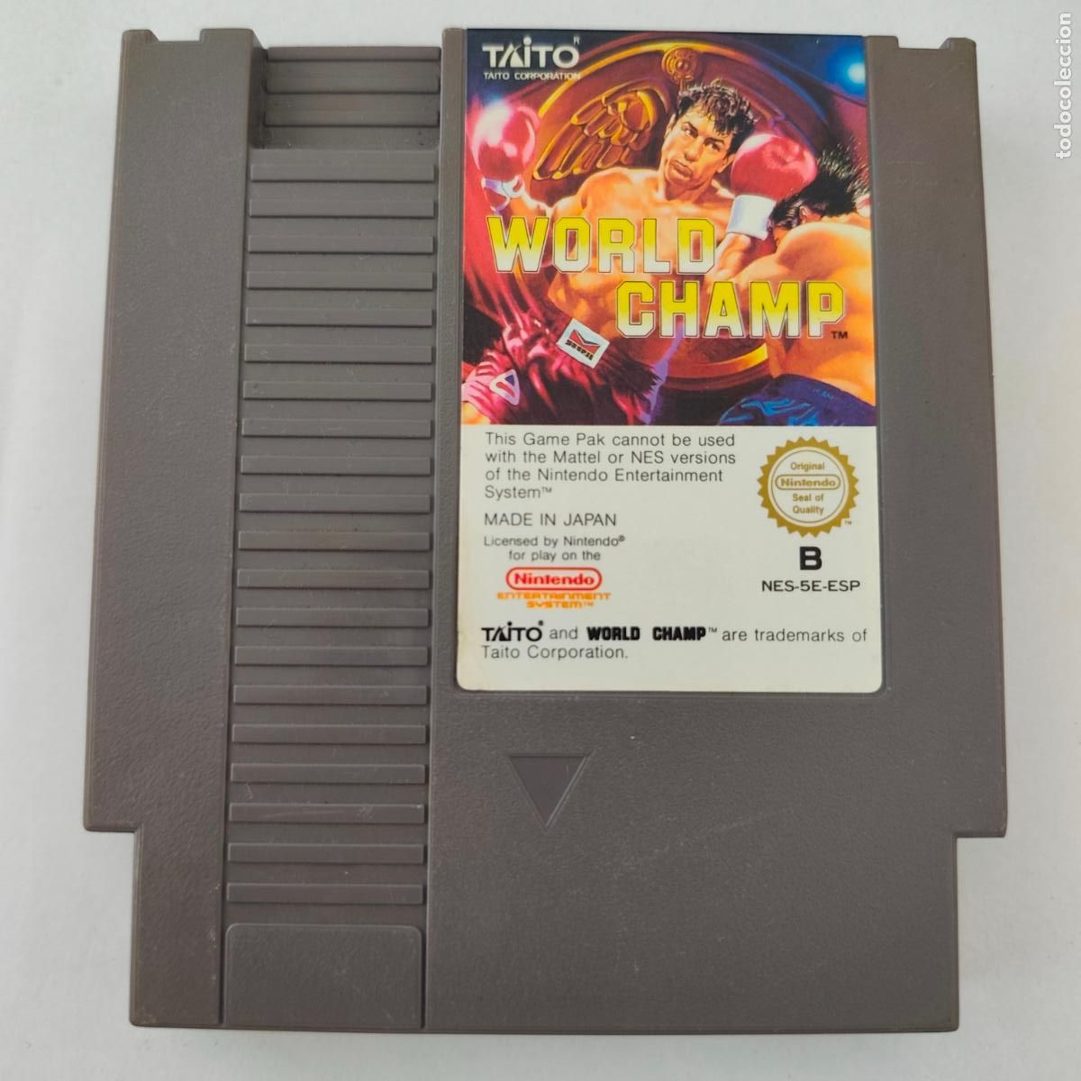 World Champ Taito Nintendo NES Pal Esp