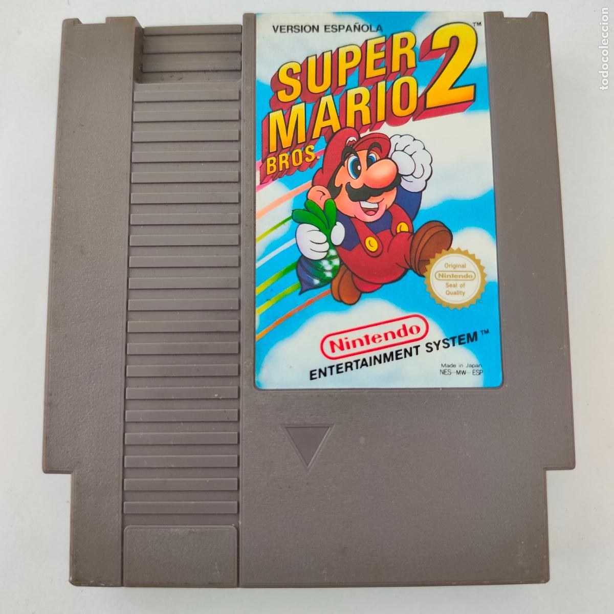 Super Mario Bros 2 juego para Nintendo Nes PAL ESP España Cartucho en Buen Estado