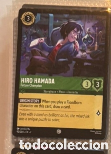 HIRO HAMADA Carta set LORCANA TCG