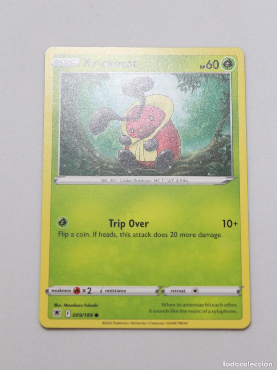 Kricketot Reverse Holo 009/189 Pokémon TCG Astral Radiance Carta Pokémon