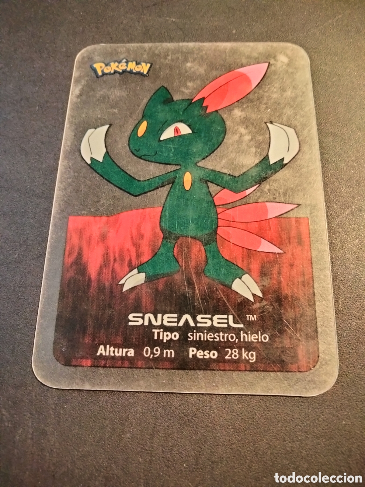 SNEASEL # 61 POKEMON LAMINCARDS NEW COLLECTION 2006 EDIBAS