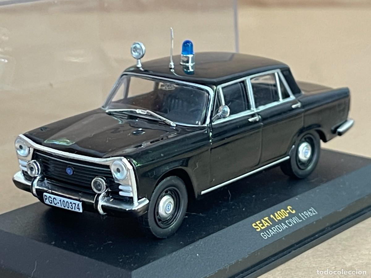 Coche SEAT 1400-C Guardia Civil (1962) escala 1:43 die-cast metal car ixo altaya pgc