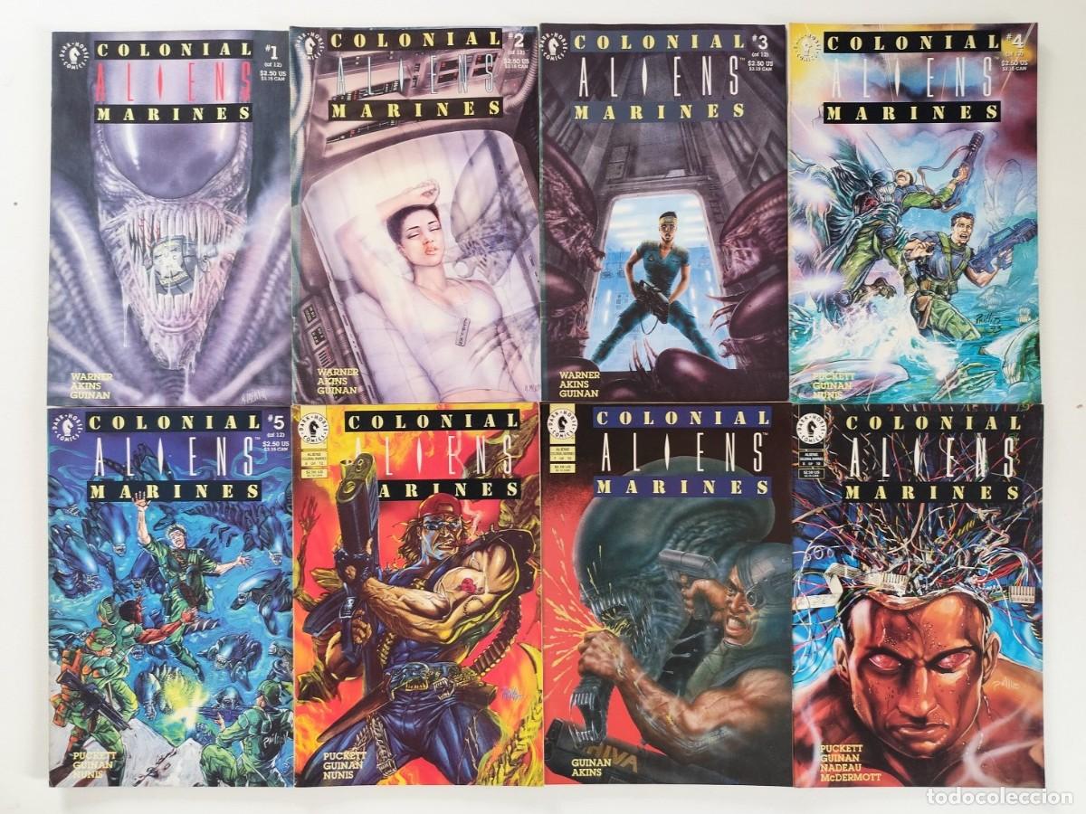 ALIENS: Colonial Marines # 1-8 (Chris Warner, Paul Guinan, Tony Akins) ~ Dark Horse (1993)