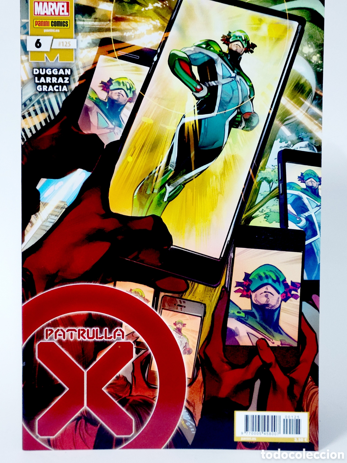 CÓMIC PATRULLA-X 125 PANINI MARVEL 6 GRAPA DE KIOSCO