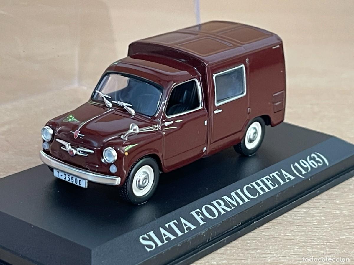 Coche SEAT SIATA FORMICHETA (1963) matrícula Tarragona 1:43 die-cast metal car 1/43 altaya fiat
