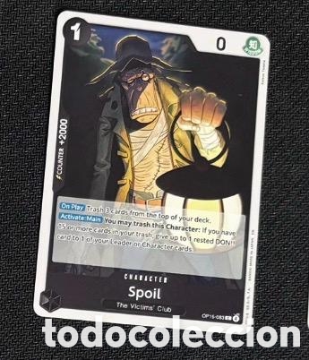 Carta One Piece TCG SPOIL