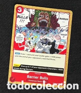 Carta One Piece TCG BARRIER BULLS