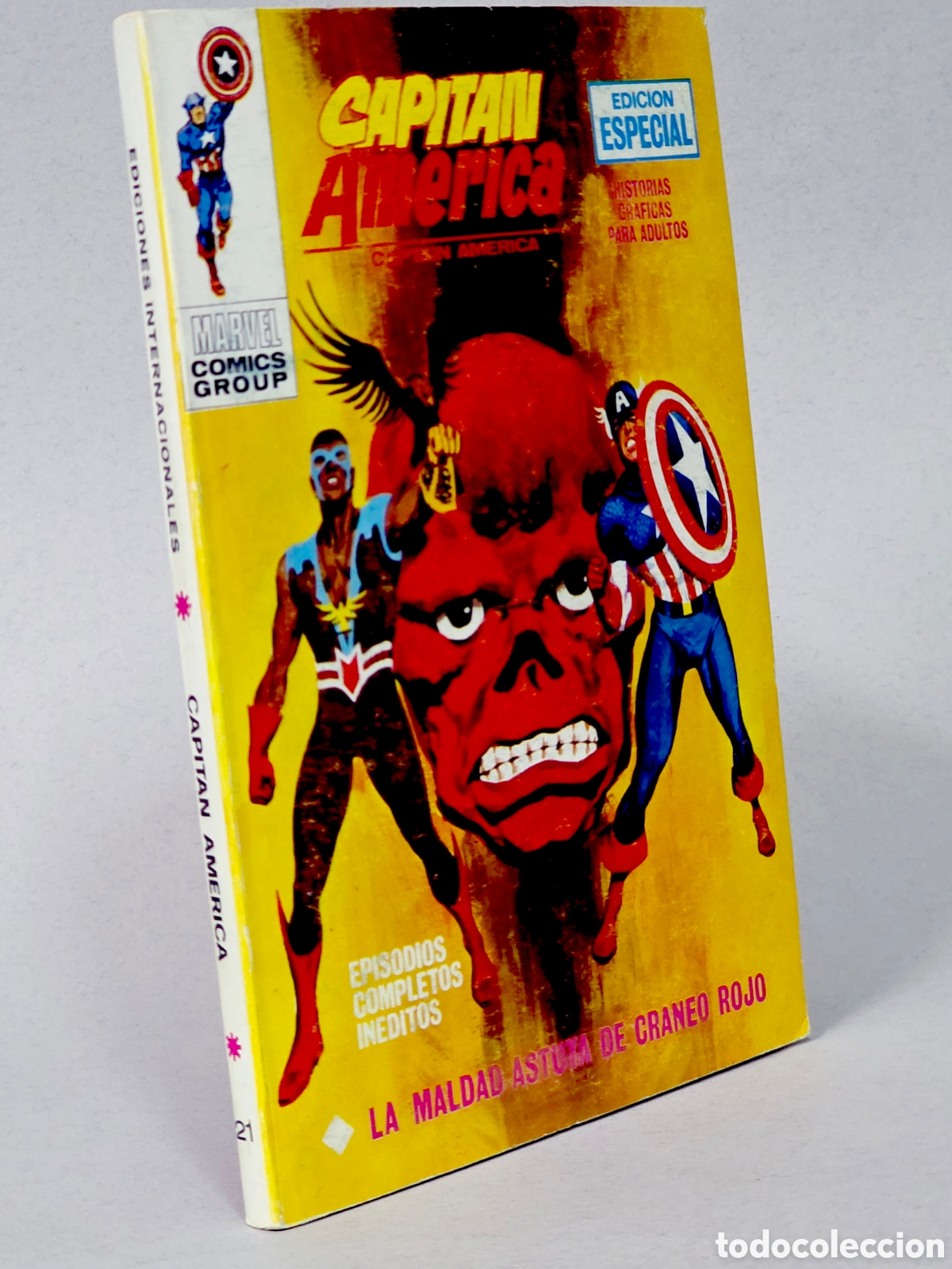 CÓMIC CAPITÁN AMÉRICA 21 LA MALDAD ASTUTA VOL.1 VERTICE TACO MARVEL VOLUMEN EXCELENTE ESTADO