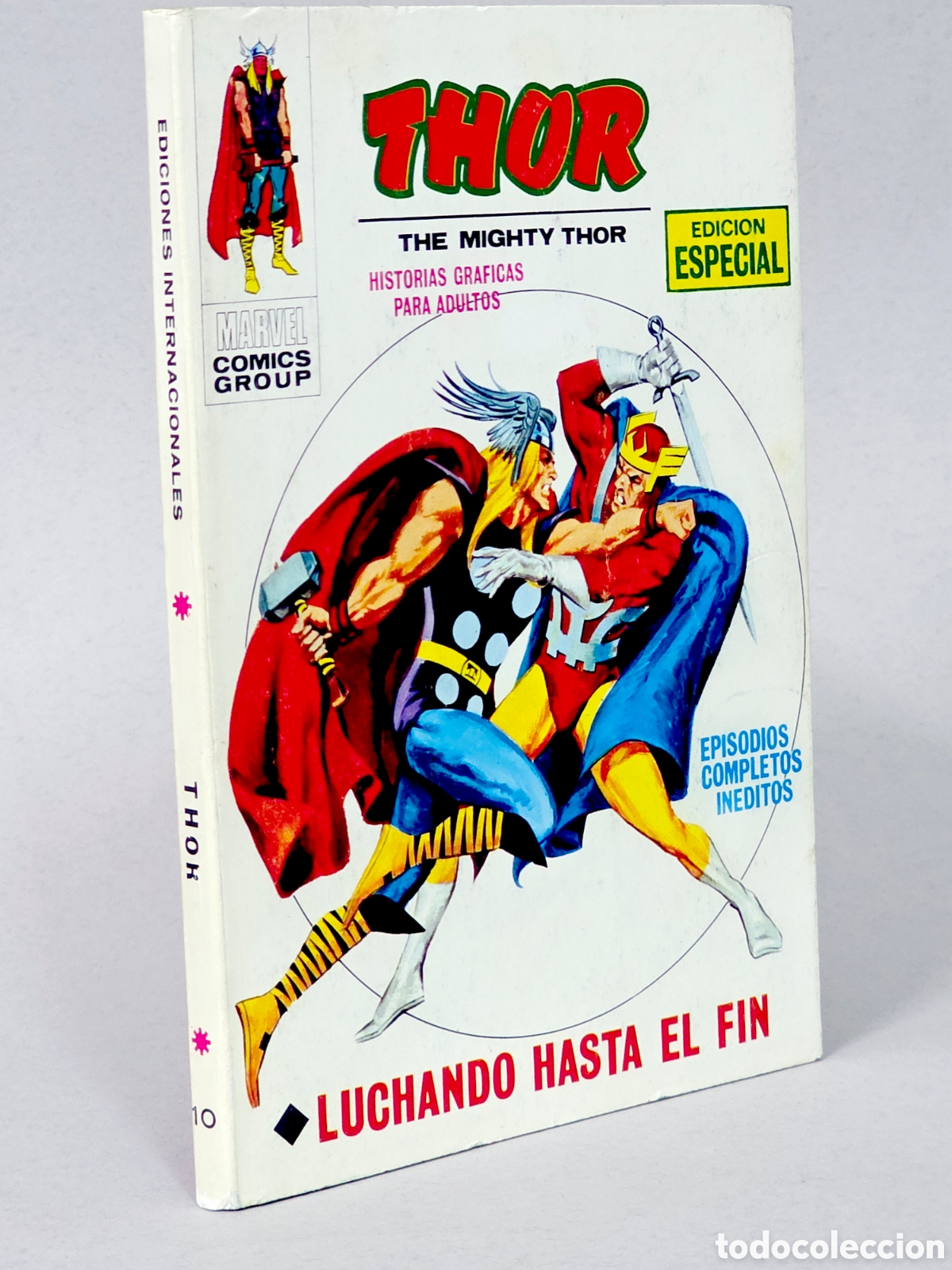 CÓMIC THOR 10 LUCHANDO HASTA EL FIN VOL.1 VERTICE TACO MARVEL VOLUMEN EXCELENTE ESTADO