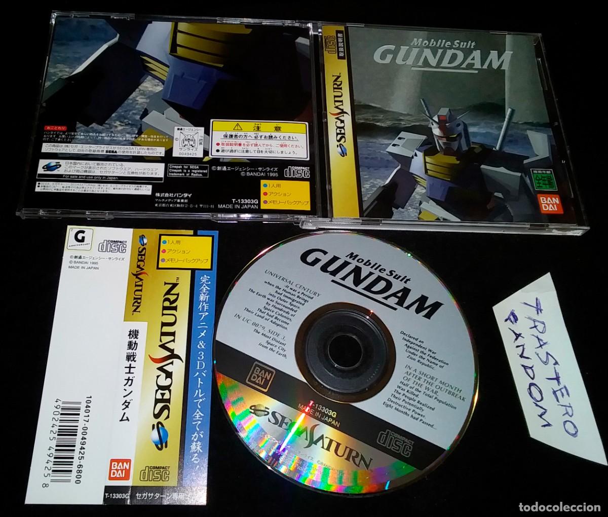 MOBILE SUIT GUNDAM SEGA SATURN JAPONES MUY BUEN ESTADO