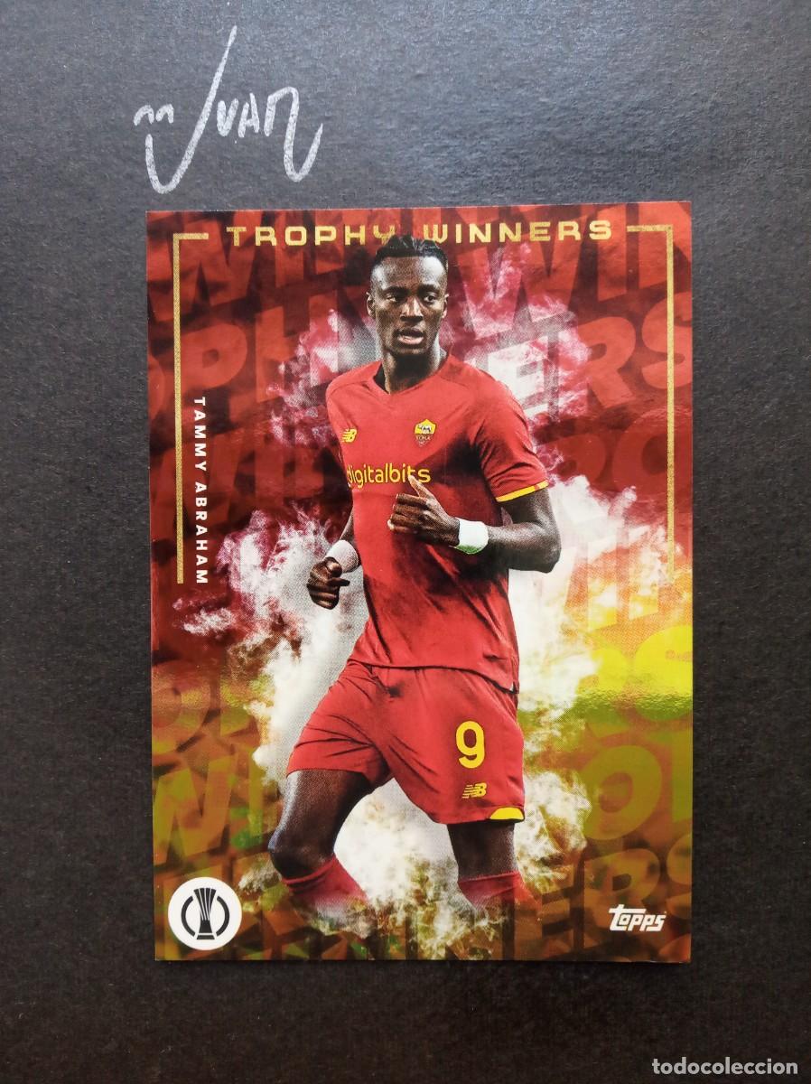TROPHY WINNERS TAMMY ABRAHAM AS ROMA ⚽ TOPPS ® MOURINHO PLATINUM CURATED SET 2021 2022 21 22 NUEVO