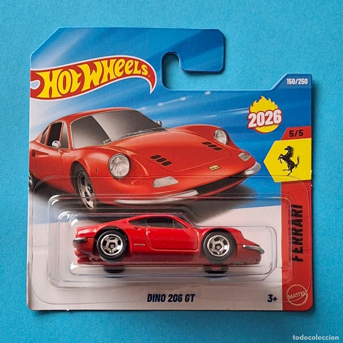 HOT WHEELS 2026 150/250 - DINO 206 GT FERRARI - NUEVO EN BLISTER - ESCALA 1/64