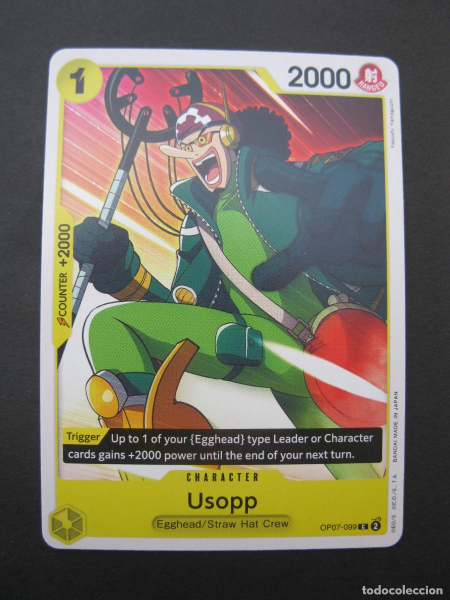CARTA - ONE PIECE - TRADING CARD - USOPP - EN INGLÉS - BANDAI.