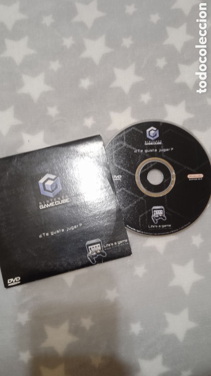 Nintendo GameCube – DVD Promocional Oficial “¿Te Gusta Jugar?” + Funda Original – Coleccionista Retr