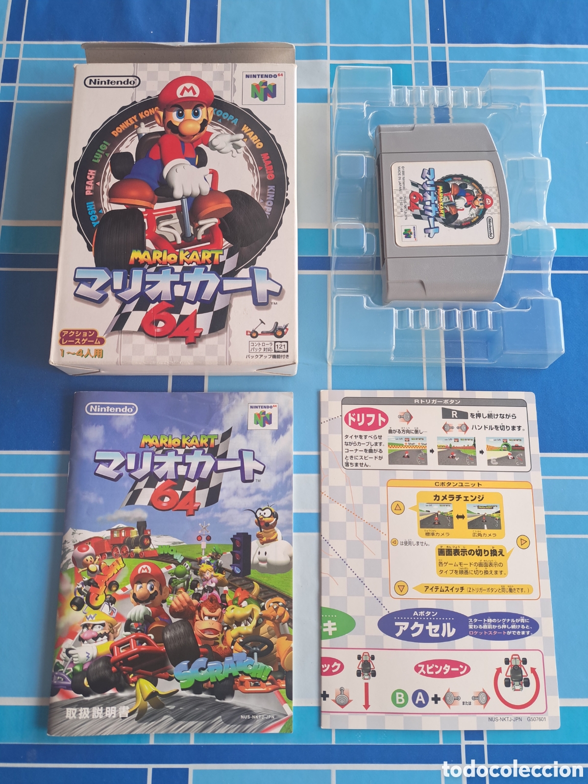 JUEGO MARIO KART 64 NINTENDO 64 N64 JAPÓN NSTC COMPLETO