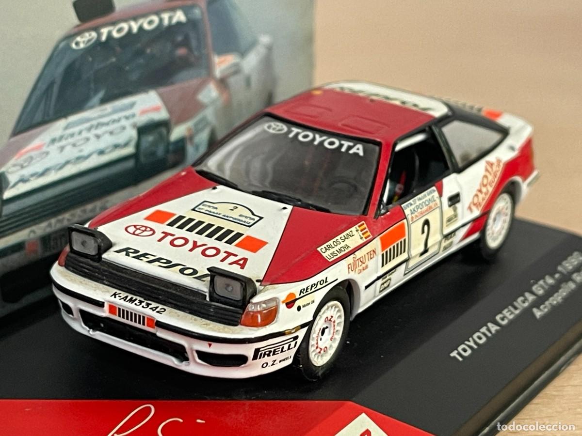 Coche TOYOTA CELICA GT4 1990 Acropolis Rally #2 Carlos Sainz 1:43 die-cast metal car ixo altaya