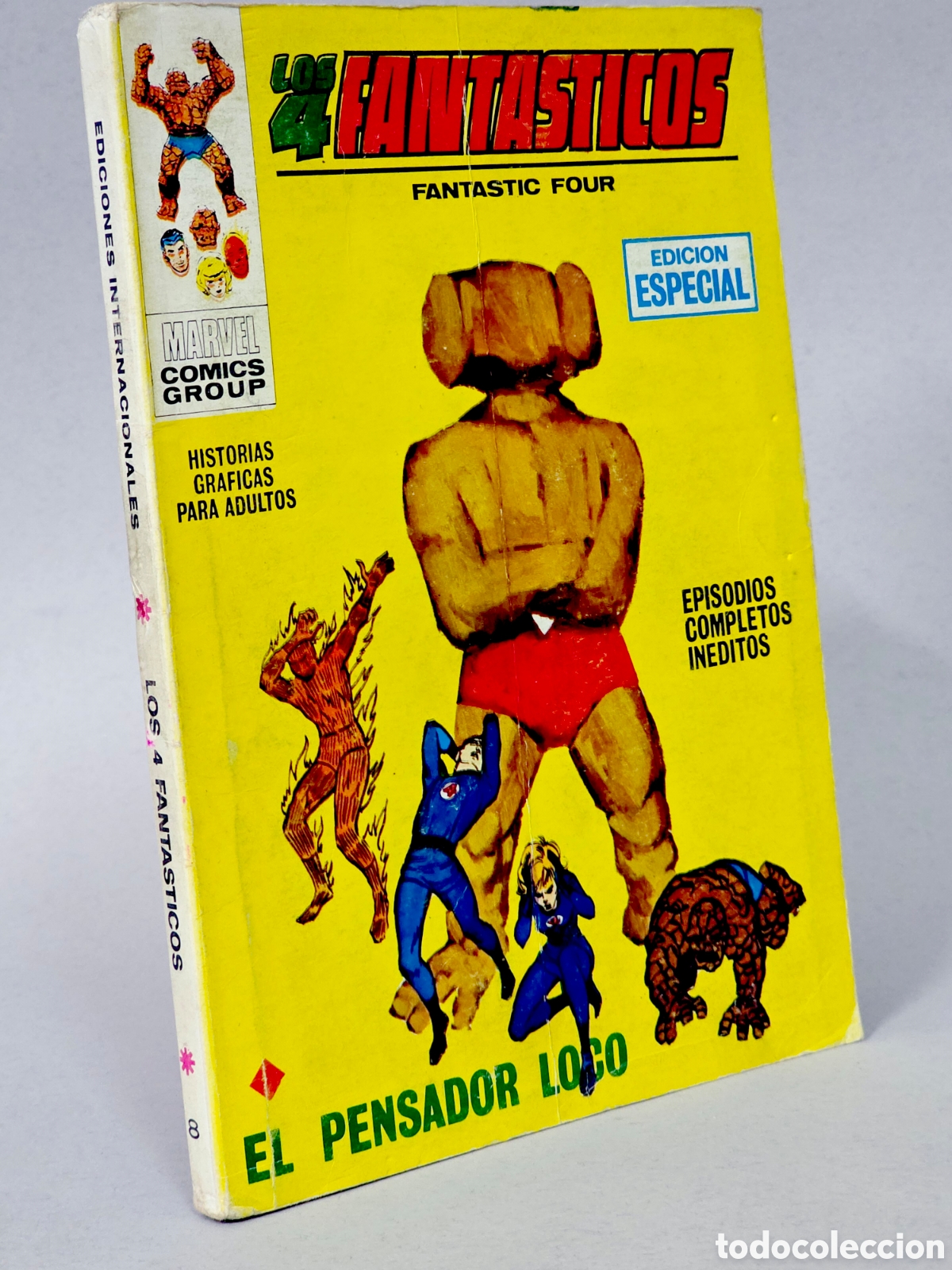 CÓMIC LOS 4 FANTASTICOS 8 EL PENSADOR LOCO VOL.1 TACO MARVEL VOLUMEN NORMAL ESTADO