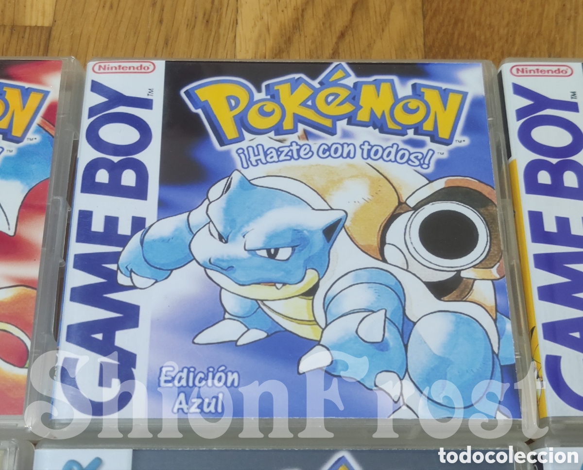 Caja Pokémon Azul Repro (Plástico Estilo Nintendo DS)
