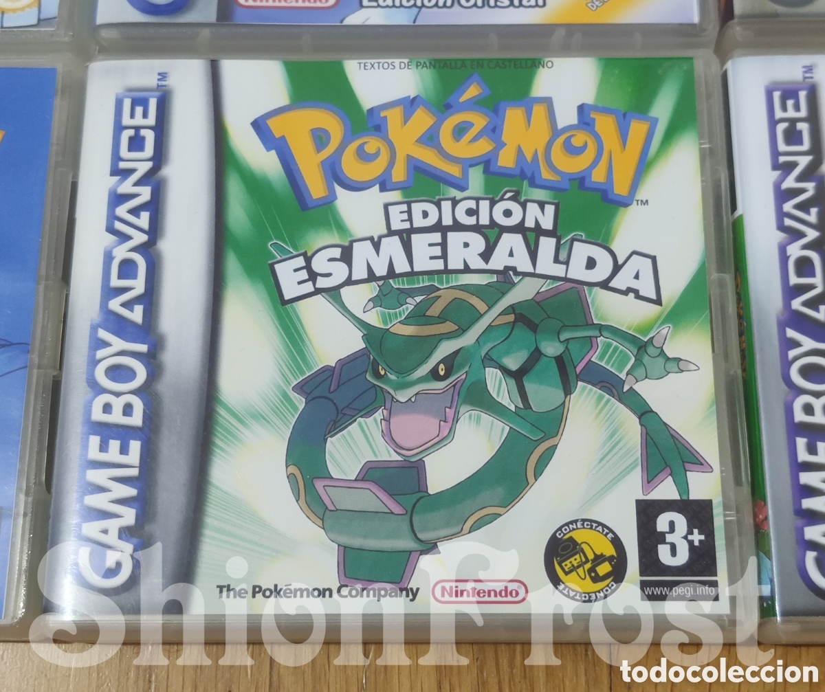 Caja Pokémon Esmeralda Repro (Plástico Estilo Nintendo DS)