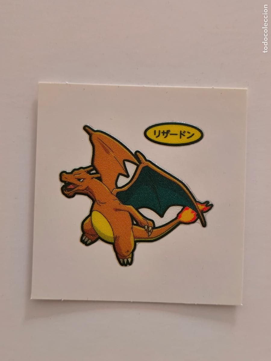 POKEMON DAIICHI PAN - CHARIZARD - DECO CHARA BREAD STICKER / SEAL - ORIGINAL JAPON (Ñ7C2w)