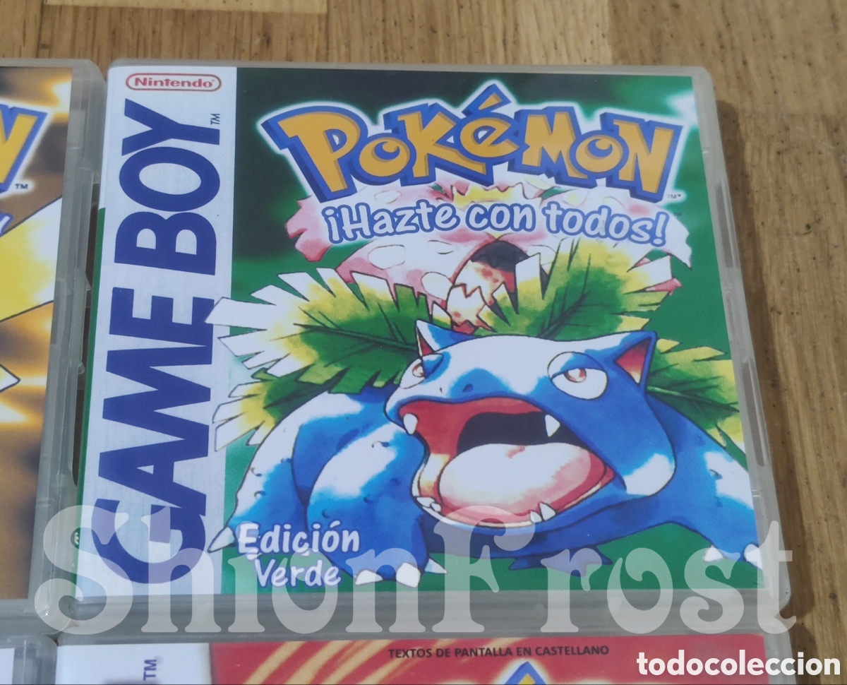 Caja Pokémon Edición Verde (Repro / Plástico Estilo Nintendo DS)
