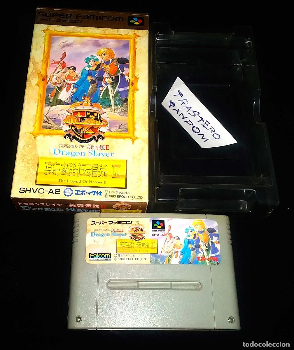 Dragon Slayer Legend of Heroes II 2 SUPER NINTENDO Super Famicom