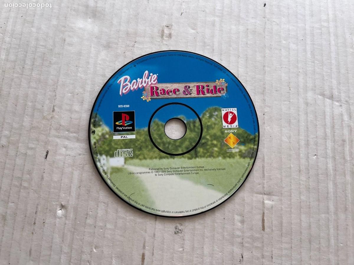 BARBIE RACE RIDE - PSX PS1 PSONE PLAYSTATION 1 PLAY STATION ONE KREATEN