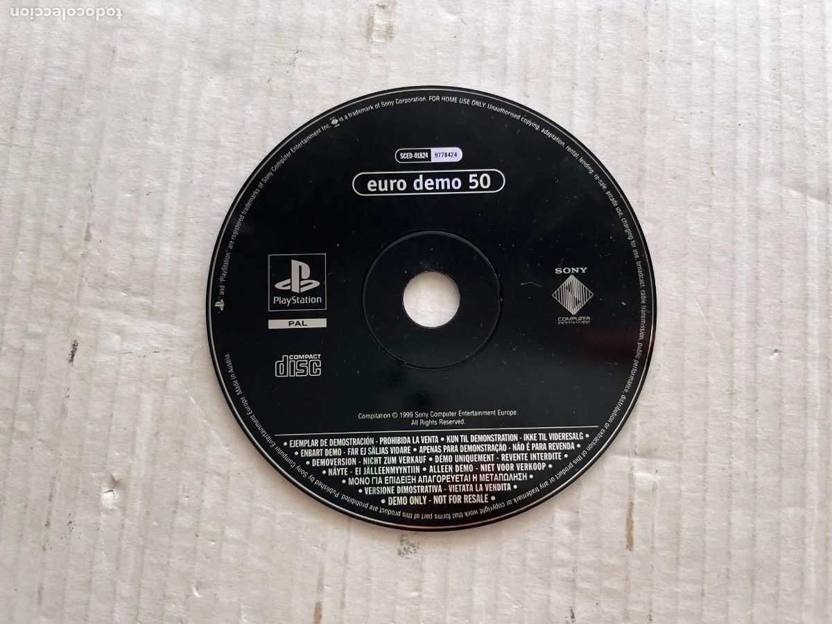 EURO DEMO 50 . . PSX PS1 PSONE PLAYSTATION 1 PLAY STATION ONE KREATEN