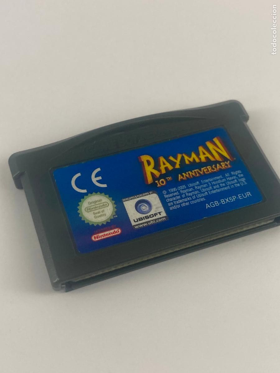 VIDEO JUEGO RAYMAN 10TH ANIVERSARY CARTUCHO CONSOLA GAMEBOY ADVANCE NINTENDO GBA