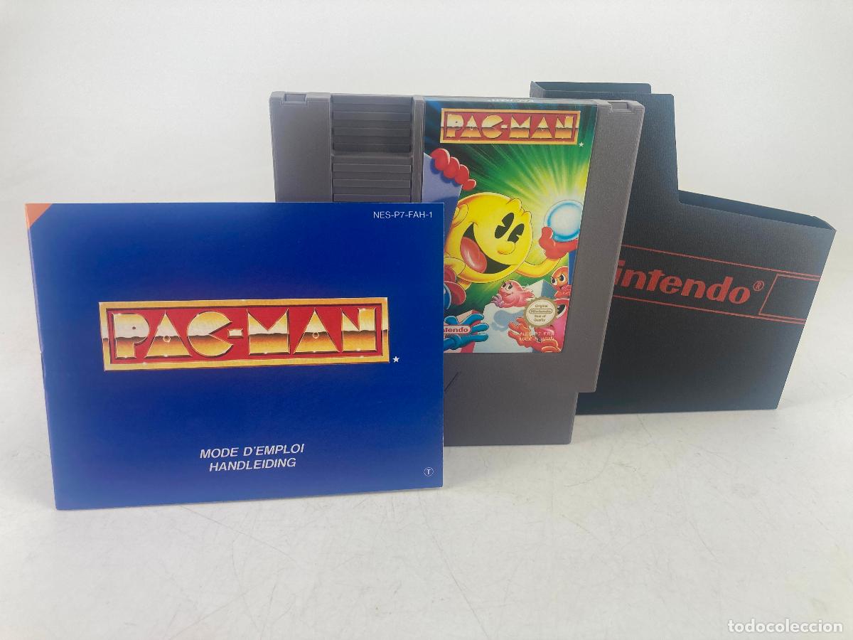 NINTENDO PAC-MAN VIDEO JUEGO PACMAN CARTUCHO FUNDA MANUAL CONSOLA NES
