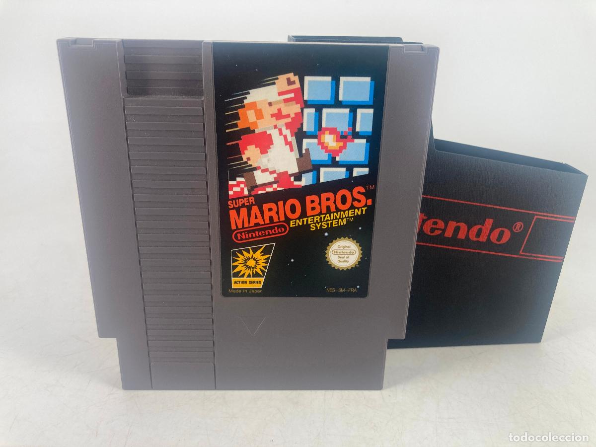 NINTENDO MARIO BROS VIDEO JUEGO CARTUCHO FUNDA CONSOLA NES