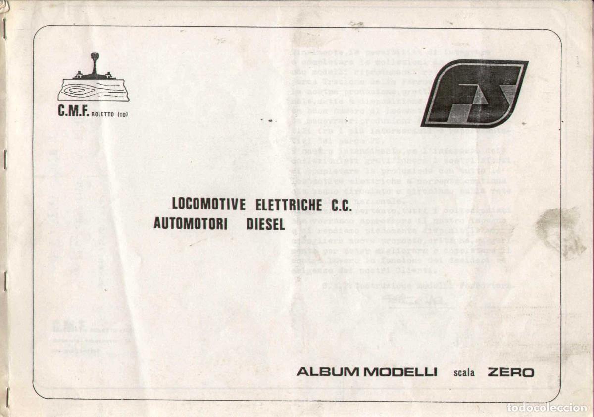catàlogo C.M.F. ROLETTO TO 1970s Modelli Scala 0 1/43